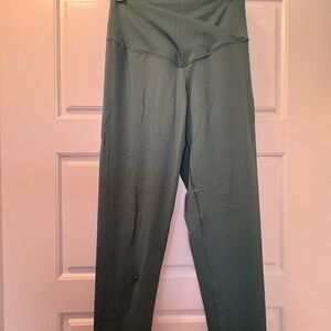 Aerie Forest Green High-Rise Offline Leggings